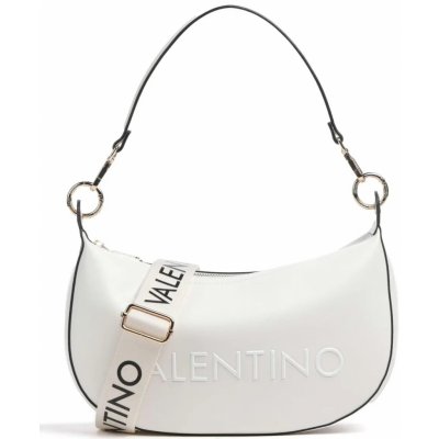 Valentino bags crossbody kabelka s dvěma popruhy bílá