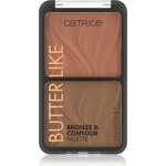 Catrice Butter Like Bronze & Contour konturovací paletka s bronzerem 020 Shape It My Way 9 g – Zboží Dáma