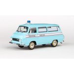 Abrex škoda 1203 MIKROBUS 1974 VEŘEJNÁ BEZPEČNOST DOPRAVNÍ NEHODY světle modrá 1:43