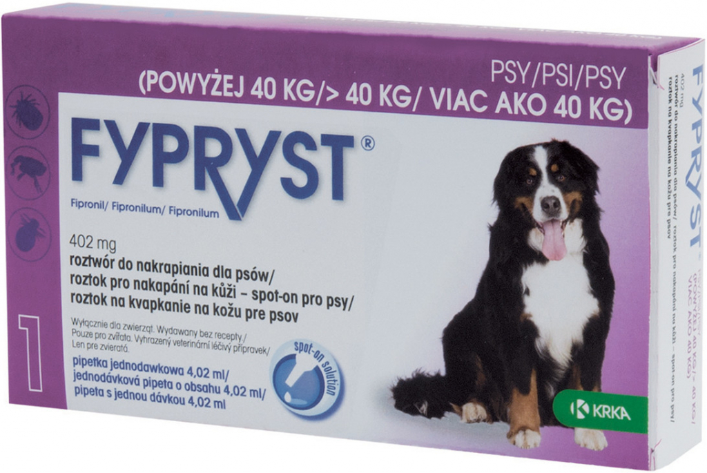 Fypryst Spot-on Dog XL nad 40 kg 1 x 4,02 ml