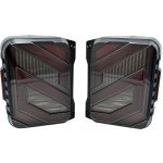 Sada LED zadních světel, Čistý, EU, Jeep Wrangler JK, serie Vector – Zboží Mobilmania