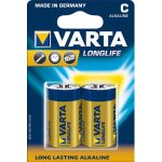 Varta LongLife C 2ks 4114 101 412 – Zboží Mobilmania