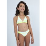 Mayoral plavky dvoudílné pruhy junior neonově žluté – Zboží Dáma