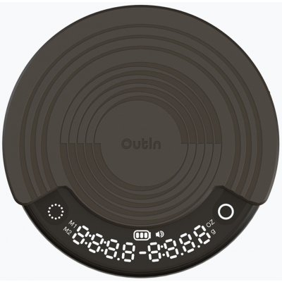 Outin Claro Coffee Scale - digitální váha - černá – Zboží Dáma