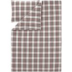 Livarno povlečení z mikrovláknitého saténu kostka červená 140x200 70x90 – Zboží Dáma