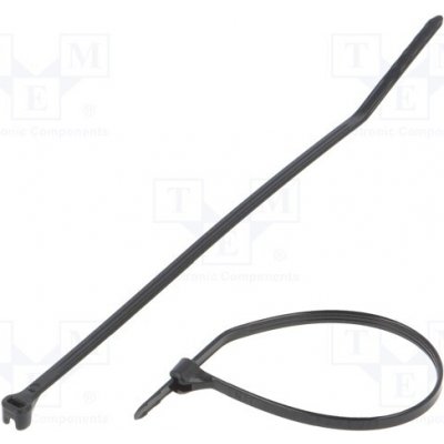 PANDUIT BT1M-M0 Stahovací pásek; L: 102mm; W: 2,4mm; černá; polyamid; 80N; Ømax: 23mm – Hledejceny.cz