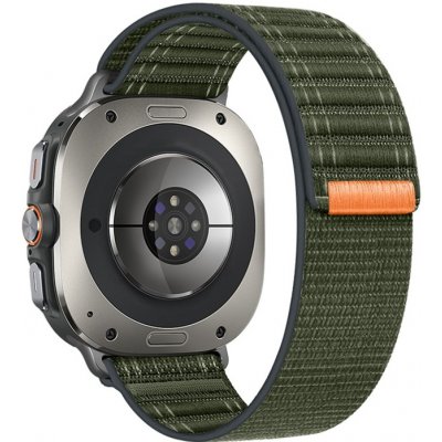 VSECHNONAMOBIL 87737 NYLON Vyměnitelný řemínek pro Samsung Galaxy Watch Ultra / Watch Ultra 2025 tmavě zelený – Zbozi.Blesk.cz