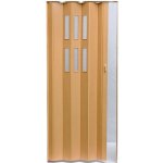 Vivaldi Shrnovací dveře prosklené Buk 80 cm – Zboží Mobilmania