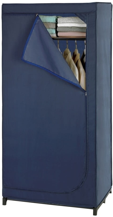 Wenko Business Modrá látková 75x160 cm
