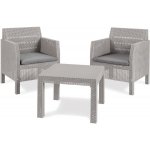 TOOMAX MATILDE 2 SEATER zahradní plastový set šedá – Zboží Dáma