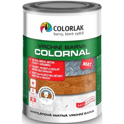 Colorlak Colornal mat 0,6 l palisandr – Zboží Mobilmania