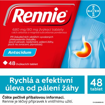 RENNIE POR 680MG/80MG TBL MND 48 – Zboží Mobilmania