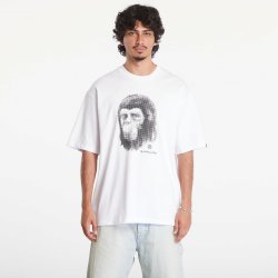 A Bathing Ape Pixel Comic Ape Head Relaxed Fit Short Sleeve Tee White