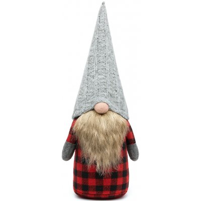 Tutumi Vánoční skřítek šedá/červená 30 cm YX055 – Hledejceny.cz