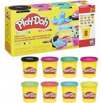 Hasbro Play-Doh modelína sada 8 tub zářivé barvy G0692 – Hledejceny.cz