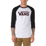 Vans CLASSIC RAGLAN-B pánské tričko bílá – Zboží Mobilmania