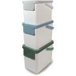 Snips koš odpad 25 l 3 ks bílý+víko mix – Hledejceny.cz