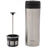 Espro French press kávovar TRAVEL PRESS P1 350 ml, stříbrná, broušená nerezová ocel – Hledejceny.cz