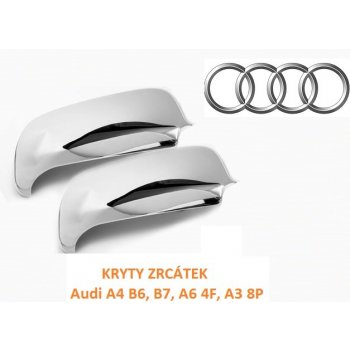 Audi A3 8L, A4 B5, A6 C4, C5, A8 D2 Kryty zrcátek