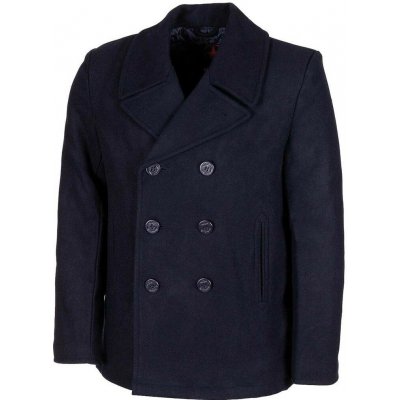 Pea coat kabát US vlněný černý – Sleviste.cz