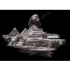 Škrábací  obrázek Škrábací obrázky Sfinga pyramida