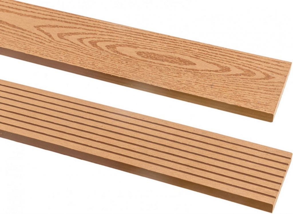 WPC plotovka Guttafence drážkovaná Rozměr: 80 x 12 x 1000 mm, Varianta: Guttafence WPC plotovka rovná, Barva: Original Wood