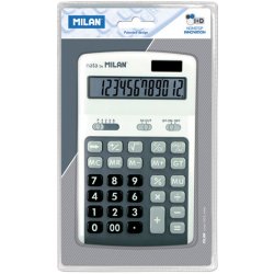 MILAN Kalkulačka stolní 12-místní 150712 šedá