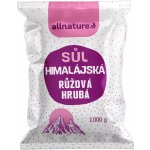 Allnature himalájská sůl růžová hrubá 1 kg – Zboží Dáma