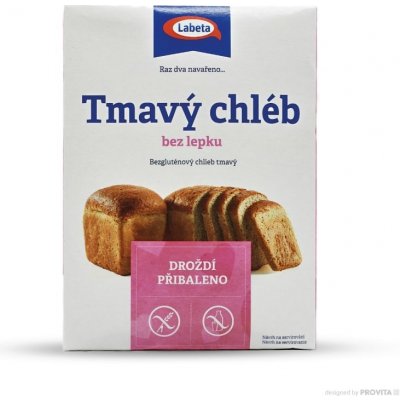 LABETA Chléb tmavý bezl.-směs 0,5 kg – Zboží Dáma