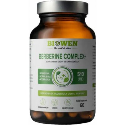 Biowen Berberine Complex+ 510 mg 60 kapslí – Hledejceny.cz