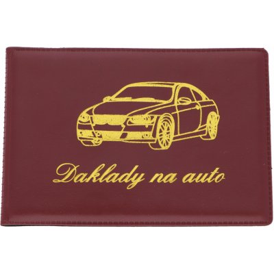 Ewena Pouzdro na doklady do auta červené – Zboží Živě