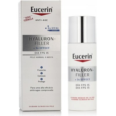 Eucerin Hyaluron Hyaluron Filler + 3x Effect krém pro normální a smíšenou pleť 50 ml – Hledejceny.cz