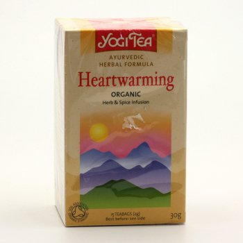 Golden Temple Čaj YogiTea Heartwarming 17 ks 30 g