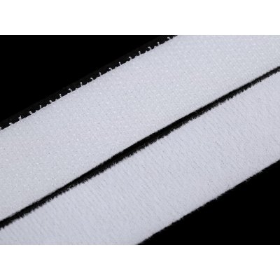 Suchý zip šíře 20 mm oboustranný, střední, 2 bílá – Hledejceny.cz