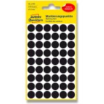 Avery Zweckform 3140 Kulaté etikety 12 mm 270 ks černé – Zboží Dáma