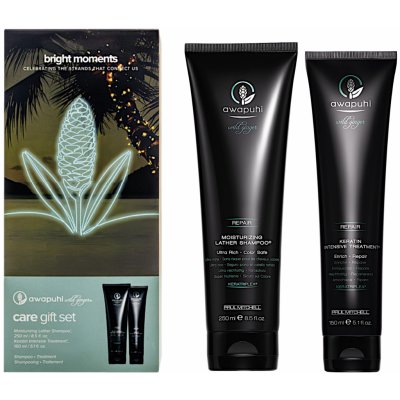 Paul Mitchell Awapuhi wild ginger Care Duo Moisturizing Lather Shampoo 250ml + Keratin intensive treatment 150ml – Zboží Mobilmania