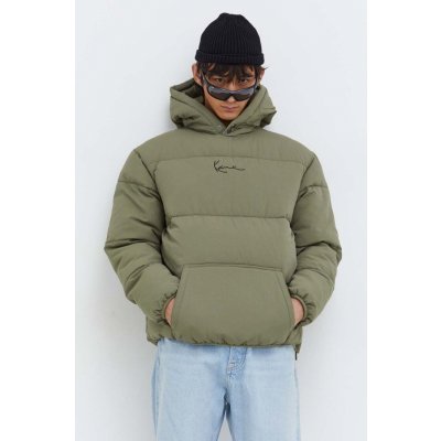 Karl Kani Small Signature Padded Hoodie olive