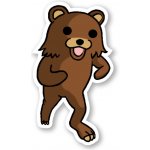 MemeMerch Samolepka Pedobear – Zboží Živě