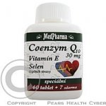 MedPharma Coenzym Q10 30 mg vit.E selen 67 tablet – Hledejceny.cz