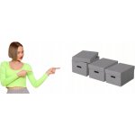 Esselte Home, velikost M, šedý, 3 ks – Zboží Živě