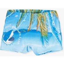 Chlapecké šortkové plavky Losan světle modré palmy