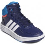 adidas Hoops 3.0 Mid K dark blue/blue rush/turbo modrá – Zboží Mobilmania