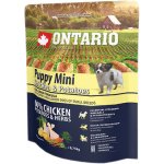 Ontario Puppy Mini Chicken & Potatoes & Herbs 0,75 kg – Hledejceny.cz