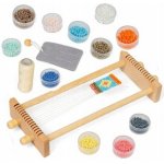 Bigjigs Toys Tkalcovský stav na korálky – Zboží Mobilmania