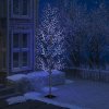 Vánoční stromek zahrada-XL Vánoční strom 1 200 LED modré světlo třešňový květ 400 cm