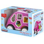 Pilsan vkládačka růžové autíčko – Sleviste.cz
