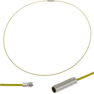 Žluté lanko 55cm se zapínáním Náhrdelník - 55cm – Hledejceny.cz