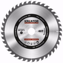 KREATOR KRT020427 - Pilový kotouč na dřevo 254mm 40T