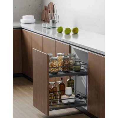 Cemux Style antracit 30-3D plné dno s tlumením – Sleviste.cz