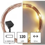 EMOS D3ZW01 LED nano řetěz se solárním panelem měděný 12 m – Hledejceny.cz